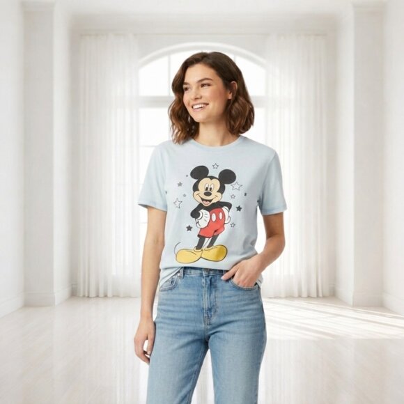 Disney Tops - 2 for $15 NWT Disney Mickey Mouse Vintage Graphic Tee Small Retro Y2K Streetwear